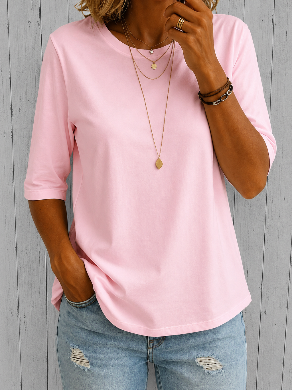 Women's Half-Sleeve Relaxed Coverage Top 4