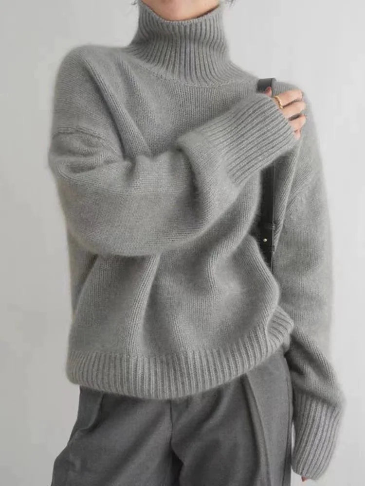 Women's Luxe Soft Turtleneck Sweater 4