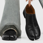 Women's Split-Toe Leather Tabi Loafers 2