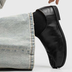 Women's Split-Toe Leather Tabi Loafers 8