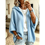 Women's Hooded Open-Front Knit Cardigan 4