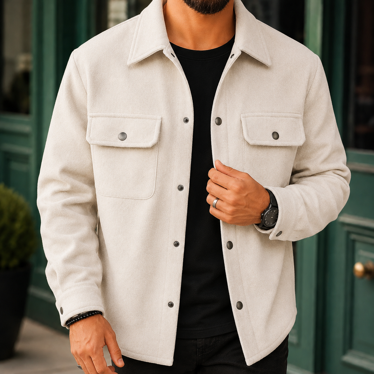 Women's Soft Brushed Snap Jacket 5