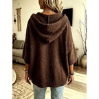 Women's Hooded Open-Front Knit Cardigan 3