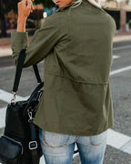 Women's Stand-Collar Utility Jacket 3