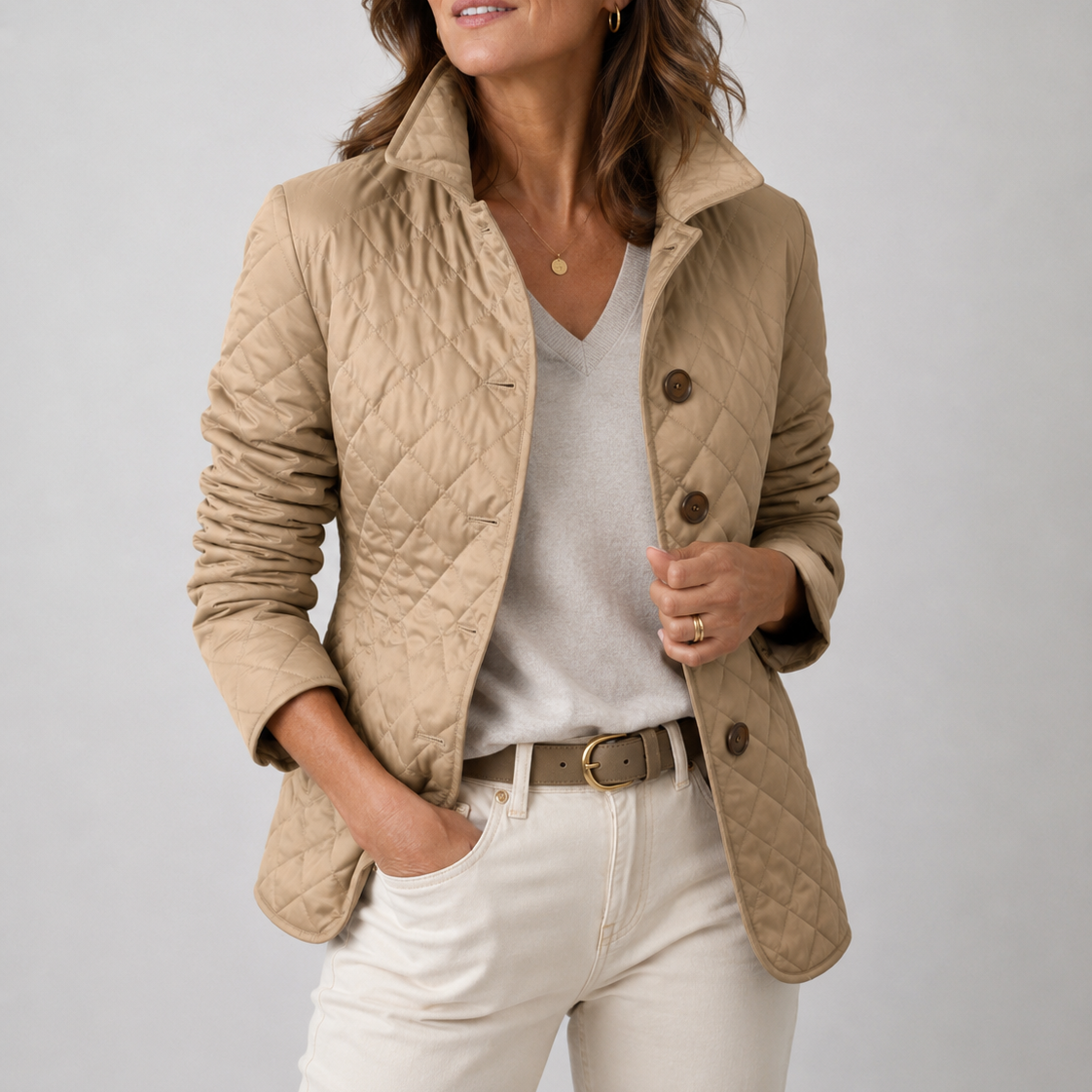 Women's Lightweight Diamond-Quilted Jacket 1