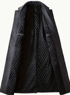Men's Quilted-Lined Tailored Wool Overcoat 4