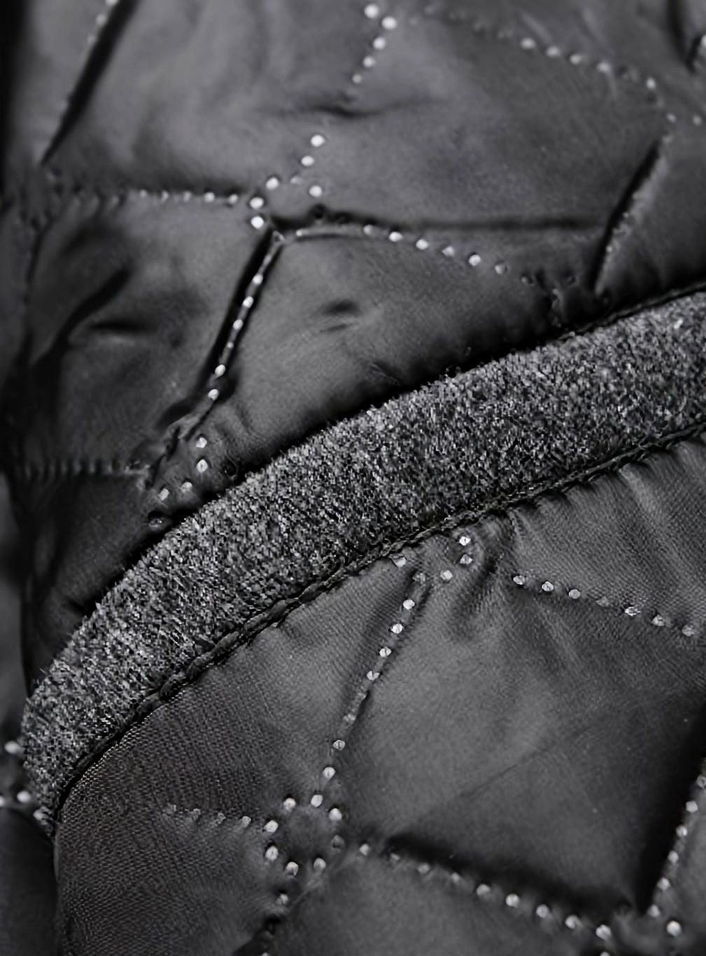 Men's Quilted-Lined Tailored Wool Overcoat 6