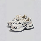 Women's Chunky-Sole Mesh Lace-Up Sneakers 2