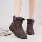Women's Quilted Waterproof Side-Zip Snow Boots 7