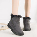 Women's Quilted Waterproof Side-Zip Snow Boots 12
