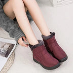Women's Quilted Waterproof Side-Zip Snow Boots 15