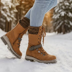 Women's Thermal Waterproof Lace-Up Snow Boots 4