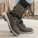 Women's Thermal Waterproof Lace-Up Snow Boots 7