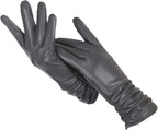 Women's Wool-Lined Leather Winter Gloves 5