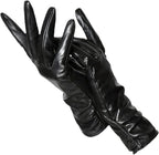 Women's Wool-Lined Leather Winter Gloves 8
