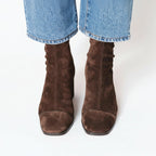 Women's Square-Toe Block-Heel Ankle Boots 2